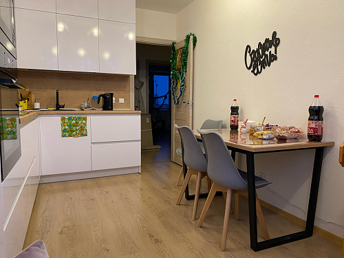 Деревянный стол Лота Лофт 140х80 дуб крафт табачный / черный матовый фото покупателя 34