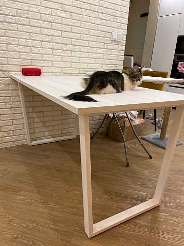 Деревянный стол Лота Лофт 120x75 дуб крафт табачный / черный матовый фото покупателя 906