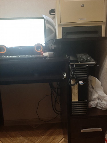 Стол компьютерный Джаз-24 правый венге фото покупателя 71