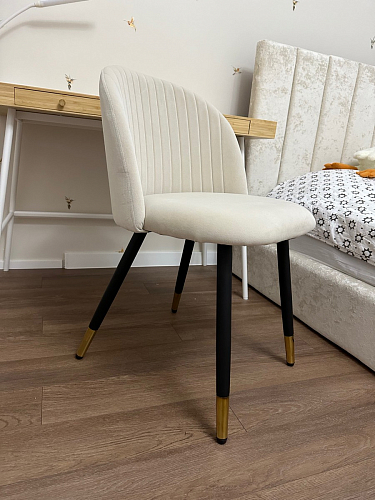 Стул на металлокаркасе Gabi 1 light purple / black фото покупателя 255