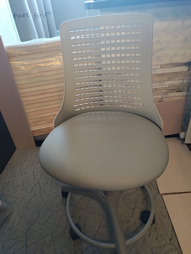 Компьютерное кресло Kiddy/Кидди розовое ткань (сетка) фото покупателя 55