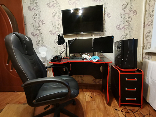 Тумба Ханна черная / красная - Уцененный экземпляр фото покупателя 31