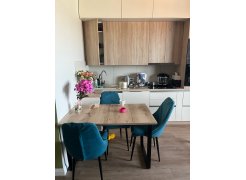 Стол Лота Лофт 140 25 мм черный матовый / дуб вотан фото покупателя 17