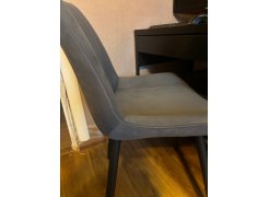 Стул на металлокаркасе Вейв темно-серый / черный фото покупателя 283