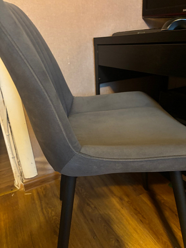 Стул на металлокаркасе Седа К кирпичный / черный фото покупателя 283