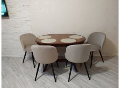 Стул на металлокаркасе Gabi blue / black фото покупателя 488