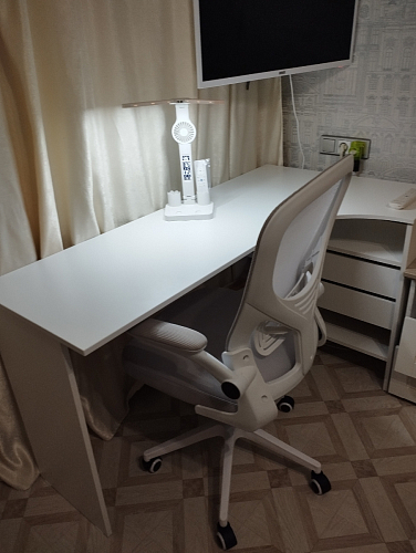 Компьютерное кресло Konfi light gray / white фото покупателя 171