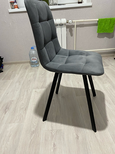 Стул на металлокаркасе Чилли бежевый / белый каркас фото покупателя 956