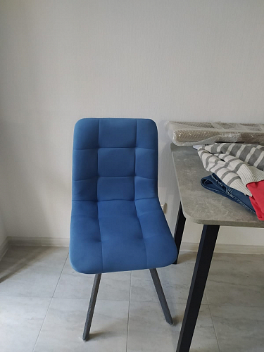 Стул на металлокаркасе Чилли горчичный / черный фото покупателя 1328