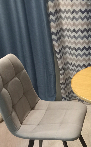 Стул на металлокаркасе Чилли К темно-серый (velutto 32) / черный фото покупателя 303