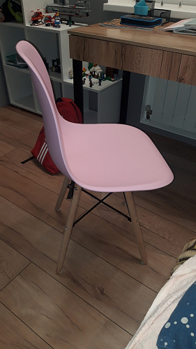 Пластиковый стул Eames PC-015 серый фото покупателя 100