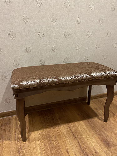 Банкетка Амадео орех / бежевый фото покупателя 1