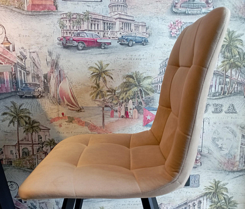 Стул на металлокаркасе Чилли бежевый / белый каркас фото покупателя 1532