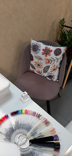 Стул на металлокаркасе Gabi 1 темно-серый / черный фото покупателя 23