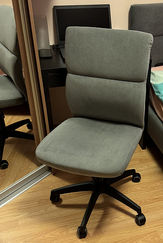 Компьютерное кресло Benefit флок бежевый 7 фото покупателя 35