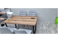 Стол Лота Лофт 120 25 мм сабия / черный матовый фото покупателя 70