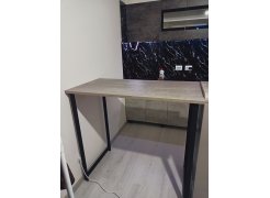 Барная стойка Дилан Лофт 120х40х90 бетон светлый фото покупателя 143