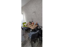 Стол Лота Лофт 140 25 мм черный матовый / бетон фото покупателя 697