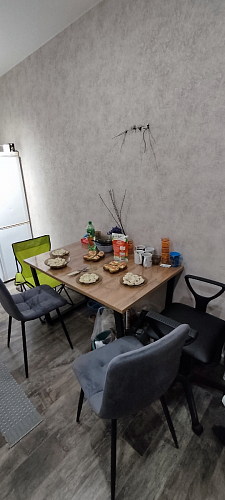 Стол Лота Лофт 140 25 мм черный матовый / бетон фото покупателя 697