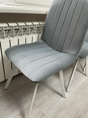 Стул на металлокаркасе Sling white / gray фото покупателя 2