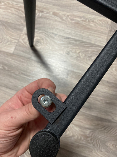 Стул на металлокаркасе Седа К кирпичный / черный фото покупателя 184