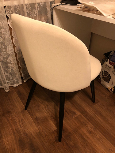 Стул на металлокаркасе Gabi latte / gold / black фото покупателя 784