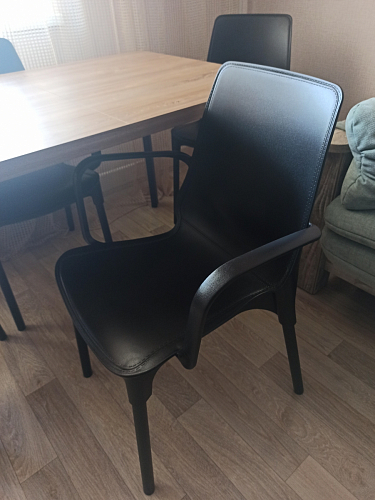 Кресло SHT-S76 красное / черное муар фото покупателя 7