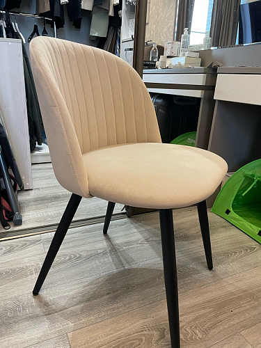 Стул на металлокаркасе Gabi 1 light purple / black фото покупателя 138