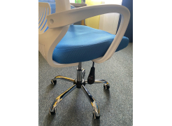 Компьютерное кресло Ergoplus белое / голубое фото покупателя 30