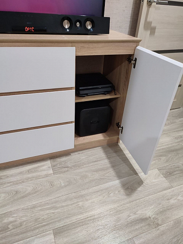 Комод Т-3р белый фото покупателя 5