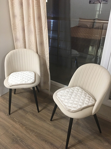 Стул на металлокаркасе Gabi gray / black фото покупателя 666