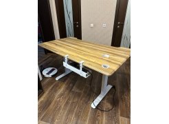 Компьютерный стол Маркос 140х80 зеленый / черный фото покупателя 34