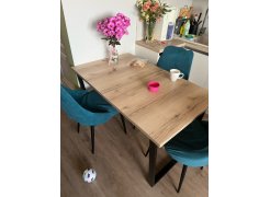 Стол Лота Лофт 120 25 мм сабия / черный матовый фото покупателя 16