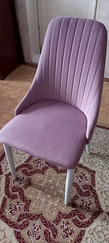 Стул на металлокаркасе Kora dark gray / black фото покупателя 258