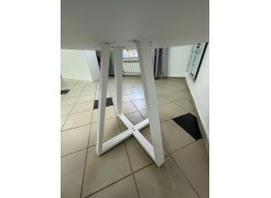 Стеклянный стол Норфолк 100 золото фото покупателя 59