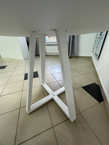 Стеклянный стол Норфолк 100 золото фото покупателя 59