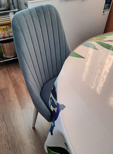 Стул на металлокаркасе Kora beige / black фото покупателя 109