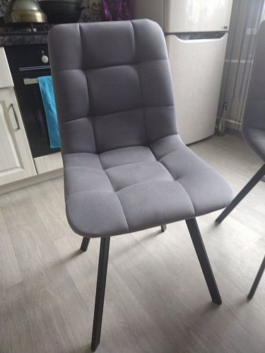 Стул на металлокаркасе Чилли синий / белый фото покупателя 1047