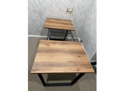 Деревянный стол Лота Лофт 120(160)х75 черный матовый / бетон светлый фото покупателя 701