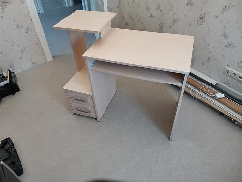 Компьютерный стол Джаз-24 левый дуб сонома фото покупателя 157