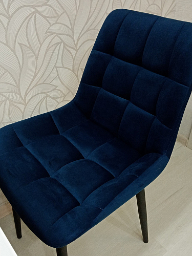 Стул на металлокаркасе Челси темно-серый 996 / черный фото покупателя 204