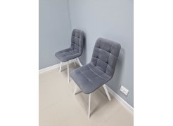 Стул на металлокаркасе Чилли светло-серый / черный фото покупателя 108