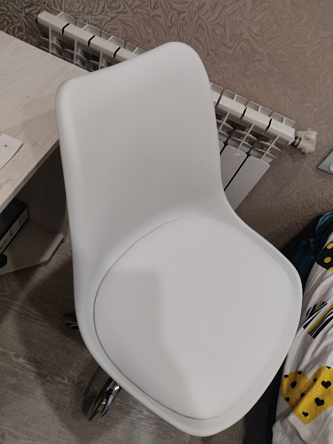 Компьютерное кресло Kolin с подушкой clear / white фото покупателя 110