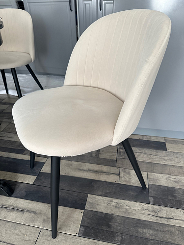 Стул на металлокаркасе Gabi gray / black фото покупателя 42