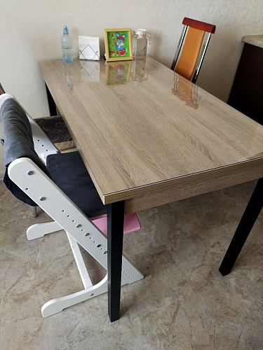 Стол Оригон сонома / черный матовый фото покупателя 61