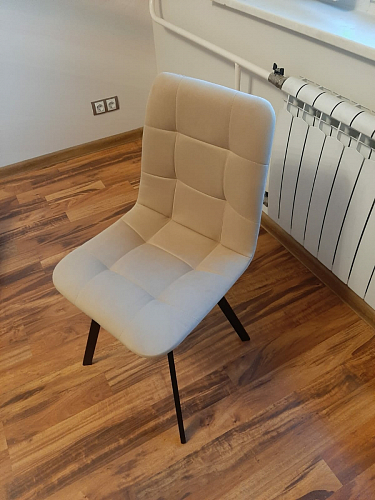 Комплект стульев Чилли 4 шт темно-серый / черный фото покупателя 458