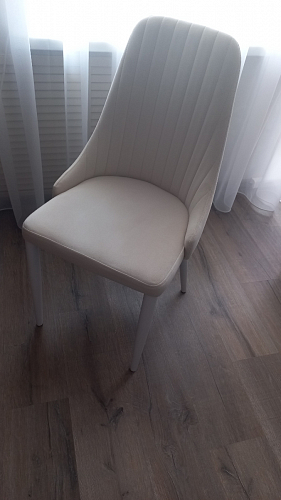 Стул на металлокаркасе Kora light blue / white фото покупателя 277