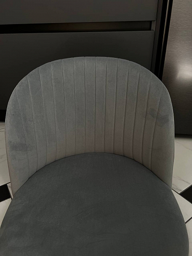 Стул на металлокаркасе Gabi gray / black фото покупателя 468