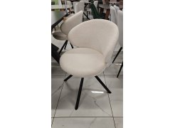Стул на металлокаркасе Solomon крутящийся white / black из шоурума 11