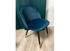 Стул на металлокаркасе Gabi blue / black фото покупателя 713